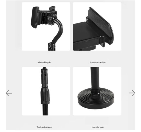 Mobile Stand for Table Height Adjustable Phone Stand Desktop Mobile Phone Holder - Image 4