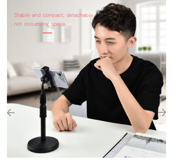 Mobile Stand for Table Height Adjustable Phone Stand Desktop Mobile Phone Holder - Image 3